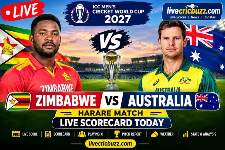 ICC World Cup 2027 Zimbabwe vs Australia Squad
